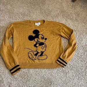 Disney Golden Mickey Mouse Sweater